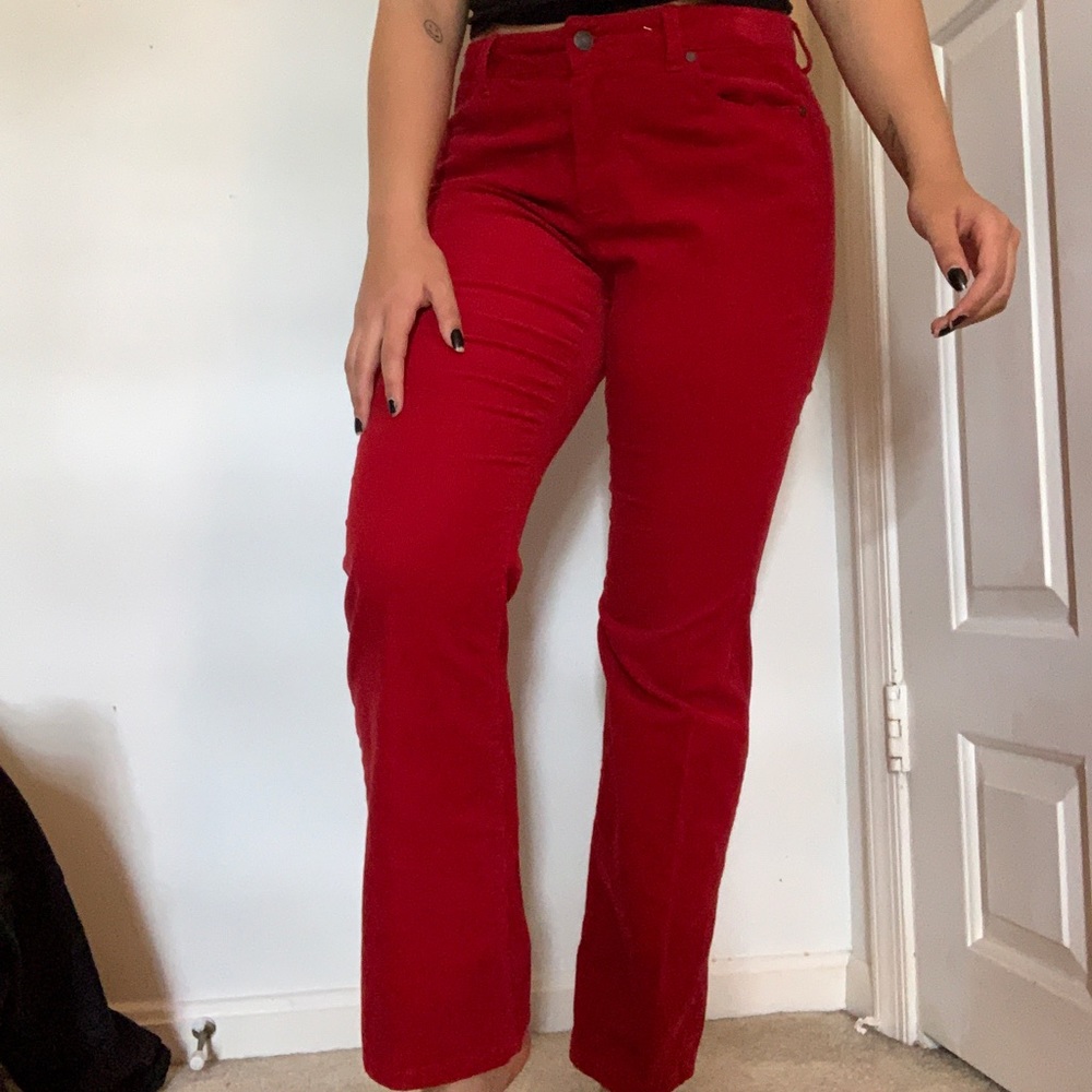 Red Corduroy Jeans